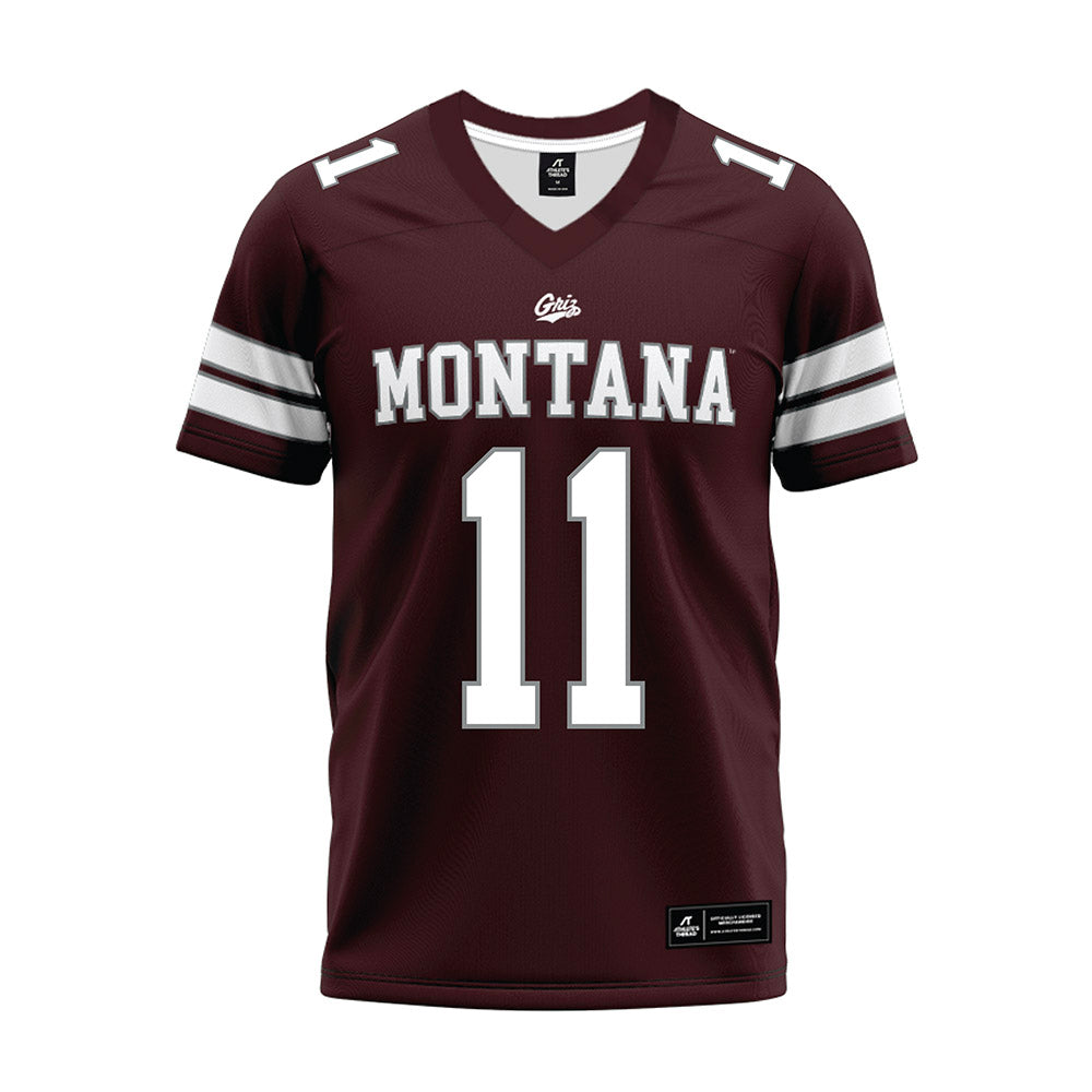 Montana - NCAA Football : Cameron Gurnsey - Maroon Premium Football Jersey-0