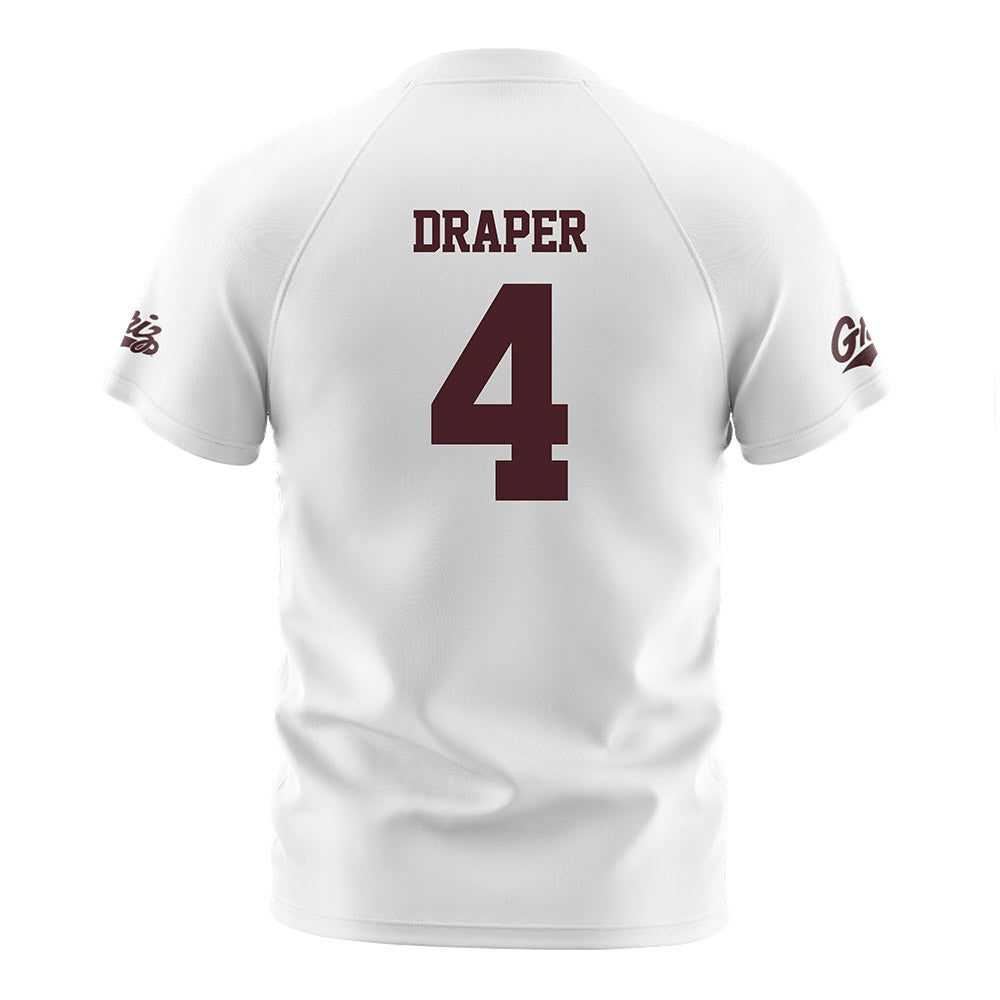Montana - NCAA Women's Soccer : Mia Draper - White Soccer Jersey-1