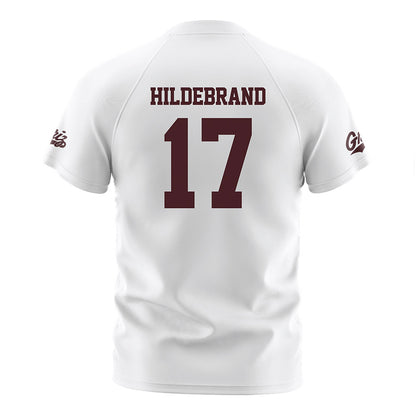 Montana - NCAA Women's Soccer : Mackenzie Hildebrand - White Soccer Jersey-1