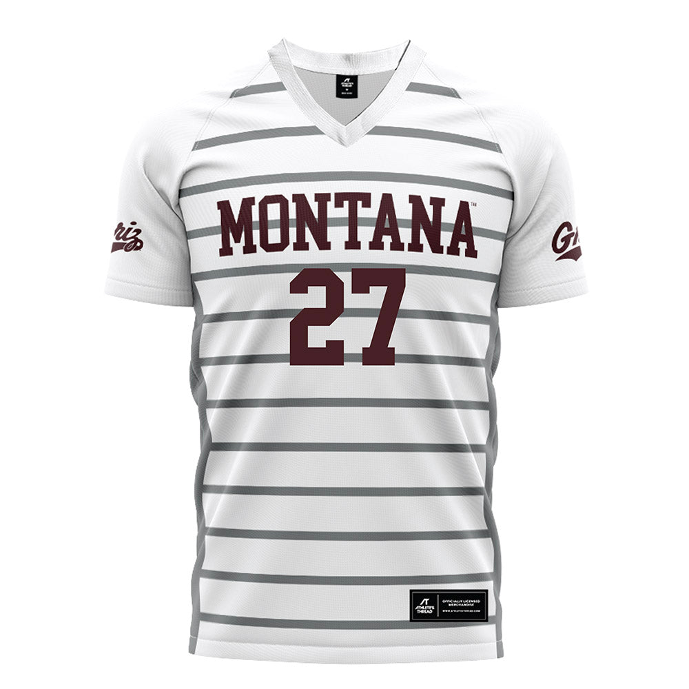 Montana - NCAA Women's Soccer : Stella Handlin - White Soccer Jersey-0