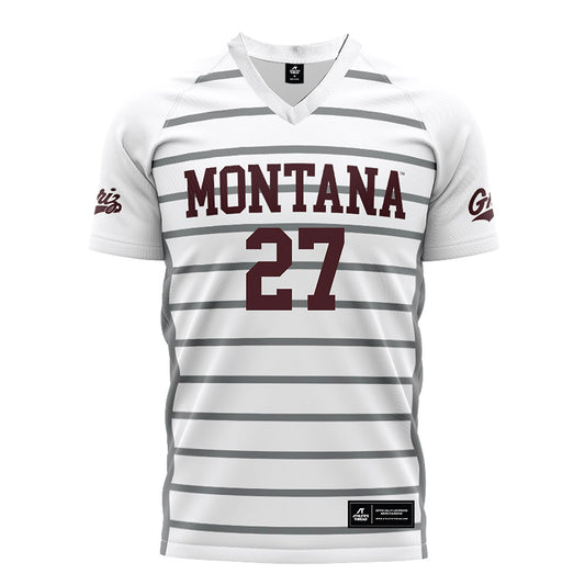 Montana - NCAA Women's Soccer : Stella Handlin - White Soccer Jersey-0
