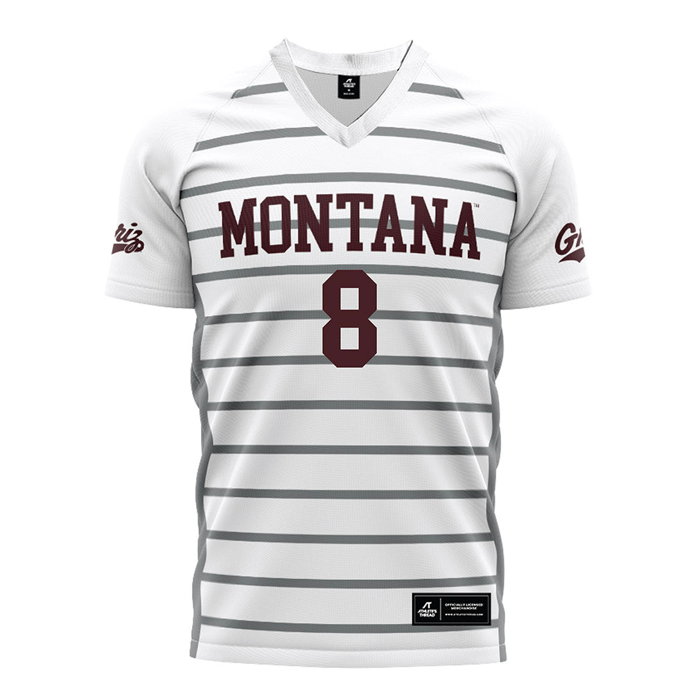 Montana - NCAA Women's Soccer : Grace Russell - White Soccer Jersey-0