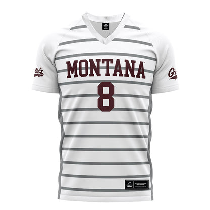 Montana - NCAA Women's Soccer : Grace Russell - White Soccer Jersey-0