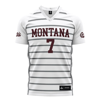 Montana - NCAA Women's Soccer : Lane Lee - White Soccer Jersey-0