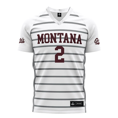Montana - NCAA Women's Soccer : Grace Olson - White Soccer Jersey-0