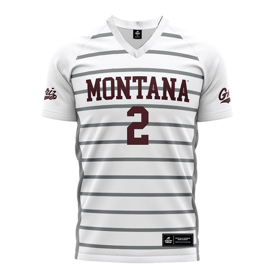 Montana - NCAA Women's Soccer : Grace Olson - White Soccer Jersey-0