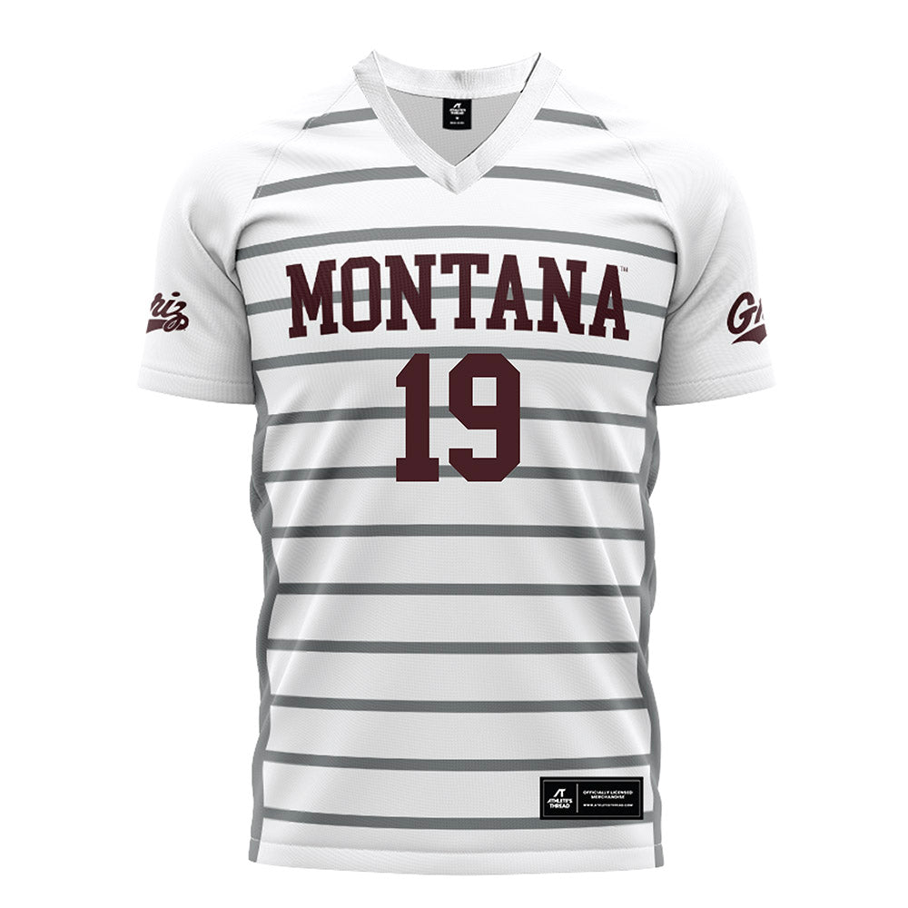 Montana - NCAA Women's Soccer : Sofia Ballesteros - White Soccer Jersey-0