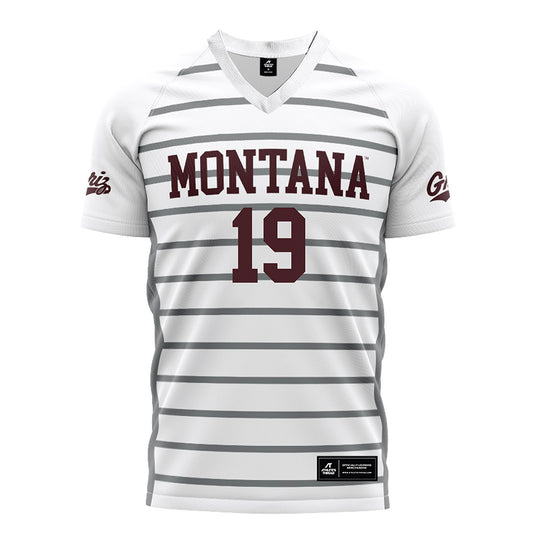 Montana - NCAA Women's Soccer : Sofia Ballesteros - White Soccer Jersey-0