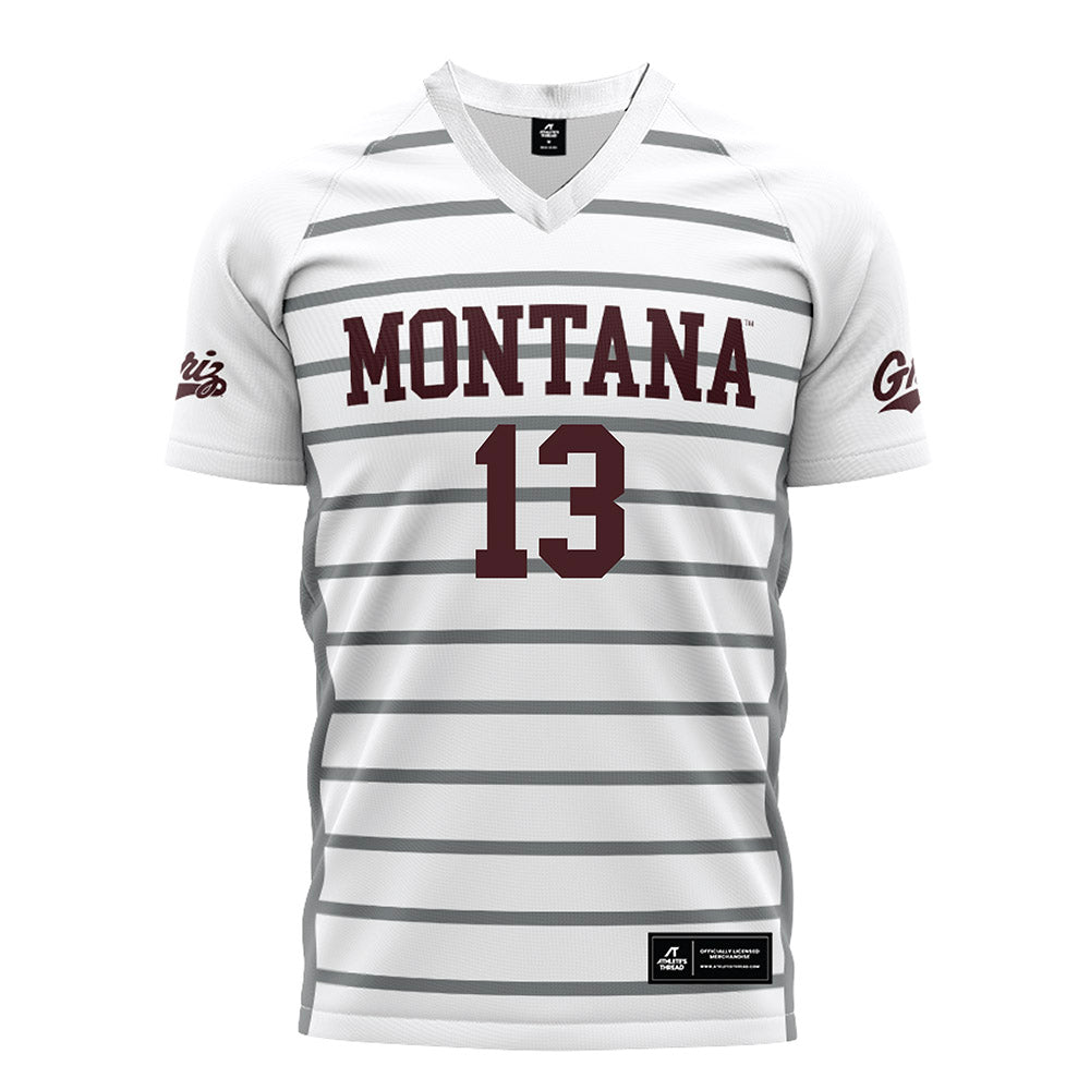Montana - NCAA Women's Soccer : Elli Lewis - White Soccer Jersey-0