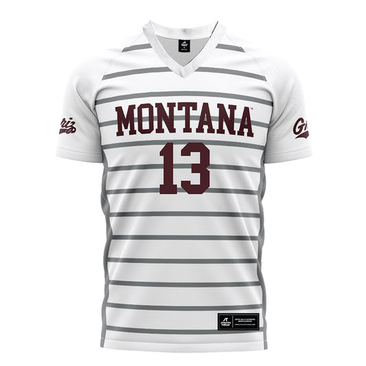 Montana - NCAA Women's Soccer : Elli Lewis - White Soccer Jersey-0