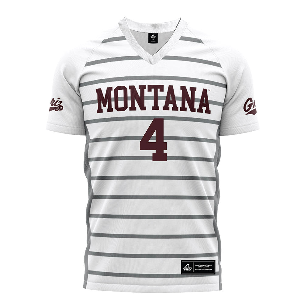 Montana - NCAA Women's Soccer : Mia Draper - White Soccer Jersey-0