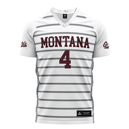 Montana - NCAA Women's Soccer : Mia Draper - White Soccer Jersey-0