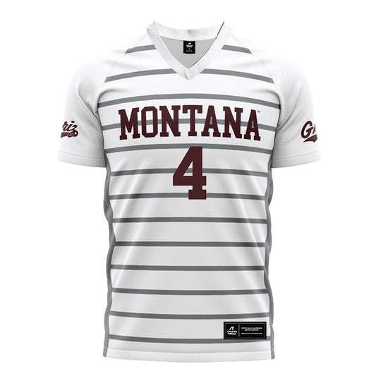 Montana - NCAA Women's Soccer : Mia Draper - White Soccer Jersey-0