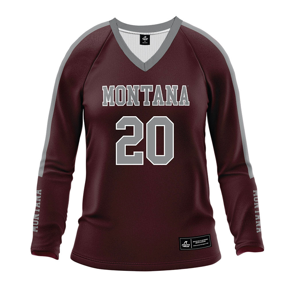 Montana - NCAA Women's Volleyball : Carley Spachman - Maroon Volleyball Jersey-0