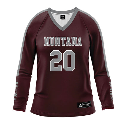 Montana - NCAA Women's Volleyball : Carley Spachman - Maroon Volleyball Jersey-0