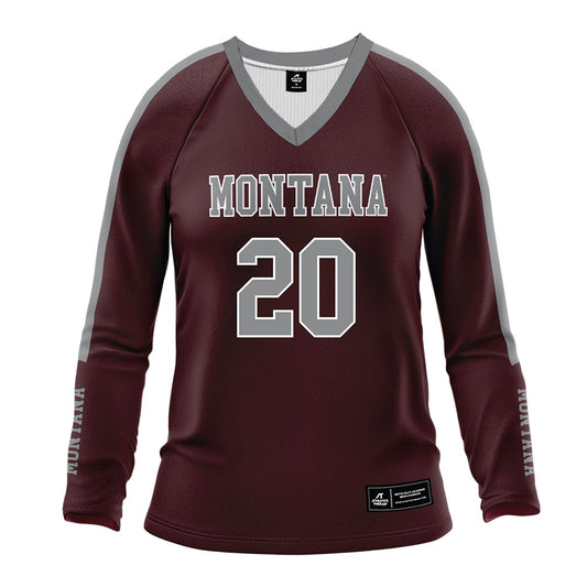 Montana - NCAA Women's Volleyball : Carley Spachman - Maroon Volleyball Jersey-0
