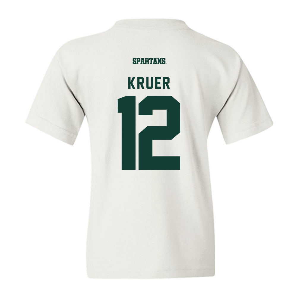 Michigan State - NCAA Women's Soccer : Mackenzie Kruer - Youth T-Shirt-1
