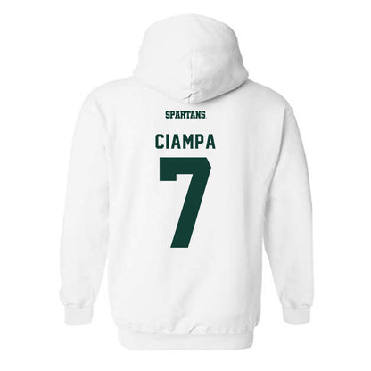 Michigan State - NCAA Women's Soccer : Aubree Ciampa - Hooded Sweatshirt-1