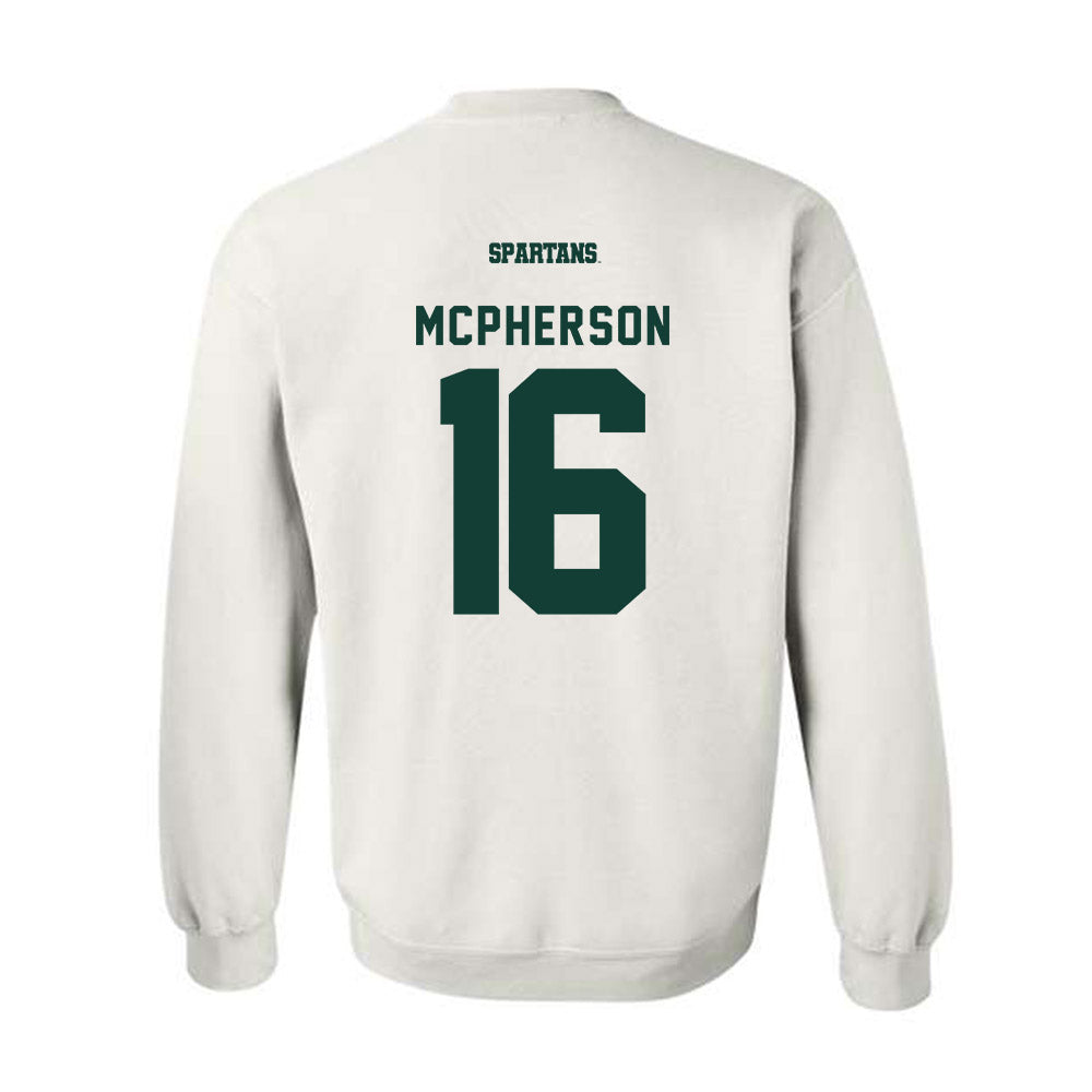 Michigan State - NCAA Women's Soccer : Kaleigh Mcpherson - Crewneck Sweatshirt-1