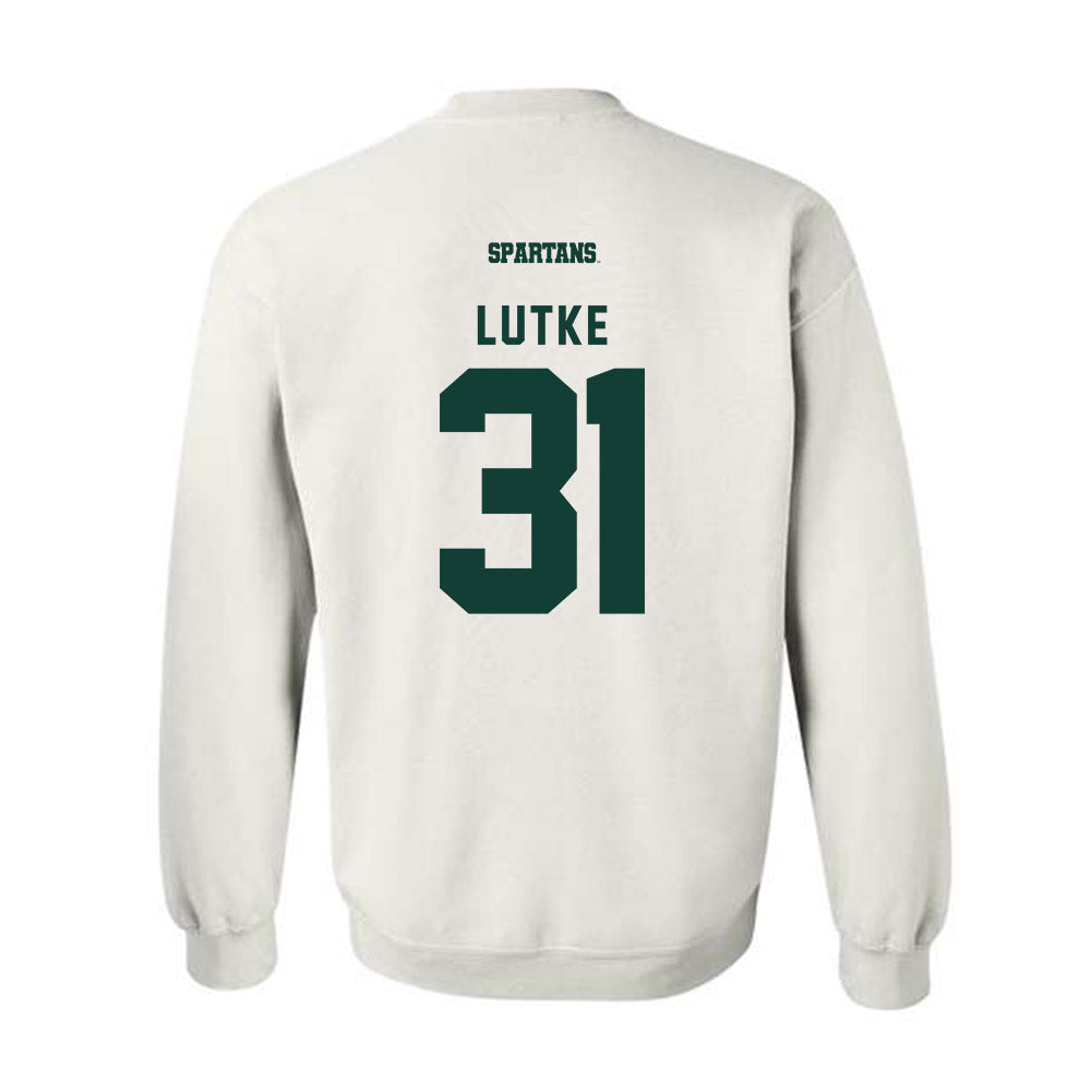 Michigan State - NCAA Women's Soccer : Ava Lutke - Crewneck Sweatshirt-1