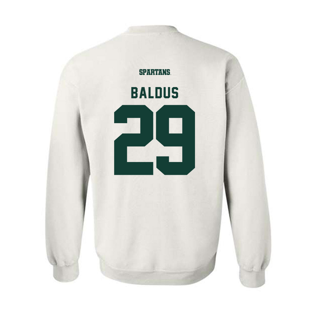 Michigan State - NCAA Women's Soccer : Addison Baldus - Crewneck Sweatshirt-1