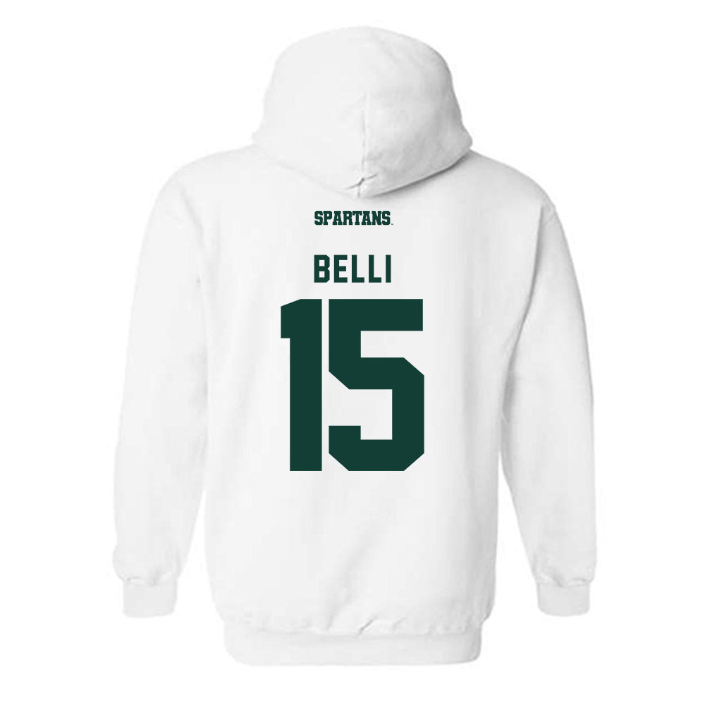 Michigan State - NCAA Women's Soccer : Julia Belli - Hooded Sweatshirt-1
