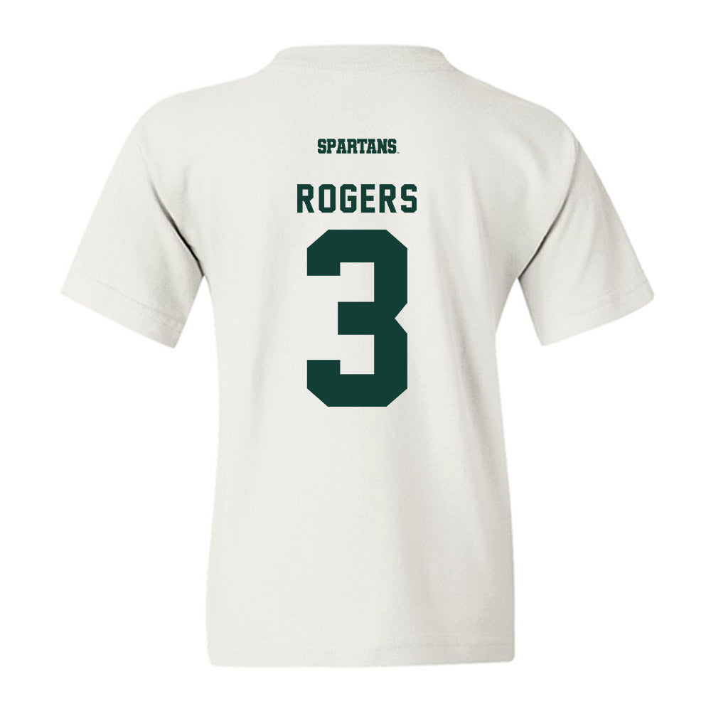 Michigan State - NCAA Women's Soccer : Mekenzie Rogers - Youth T-Shirt-1