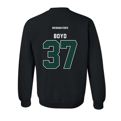 Michigan State - NCAA Football : Liam Boyd - Generic Shersey Crewneck Sweatshirt-1