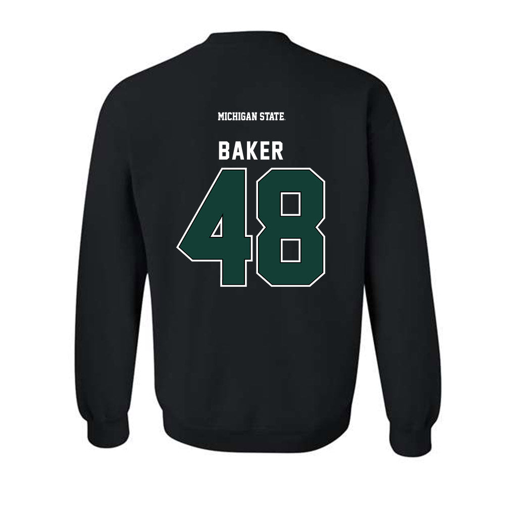 Michigan State - NCAA Football : Charlie Baker - Crewneck Sweatshirt