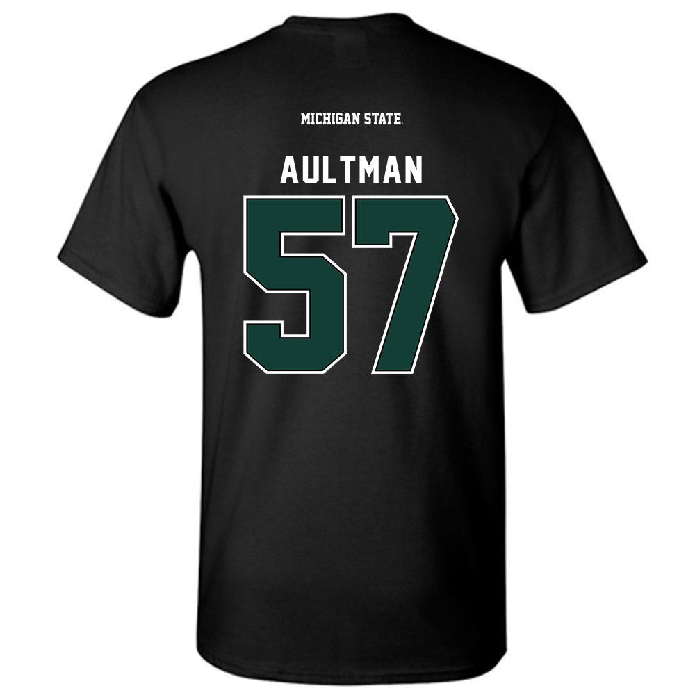 Michigan State - NCAA Football : Hudson Aultman - Generic Shersey T-Shirt-1