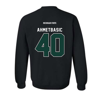 Michigan State - NCAA Football : Tarik Ahmetbasic - Generic Shersey Crewneck Sweatshirt-1