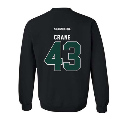 Michigan State - NCAA Baseball : Bobby Crane - Generic Shersey Crewneck Sweatshirt-1
