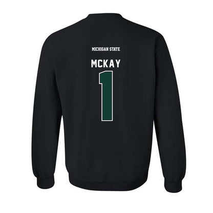 Michigan State - NCAA Baseball : Ryan McKay - Generic Shersey Crewneck Sweatshirt-1