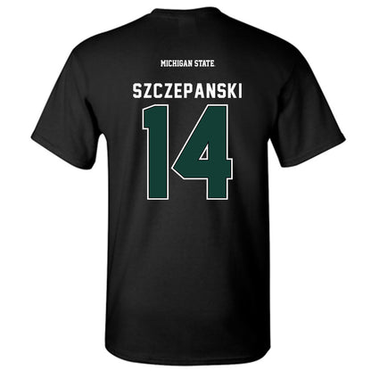 Michigan State - NCAA Baseball : Tommy Szczepanski - T-Shirt-1