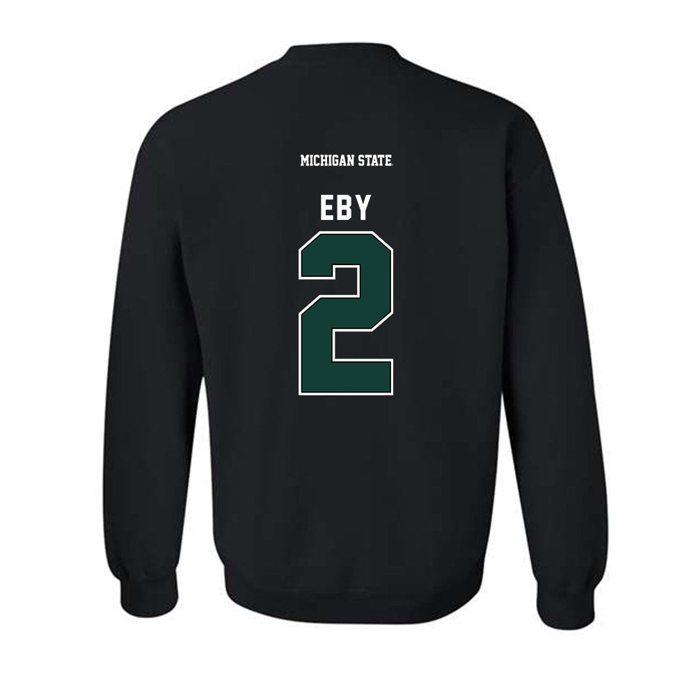 Michigan State - NCAA Men's Soccer : William Eby - Generic Shersey Crewneck Sweatshirt-1
