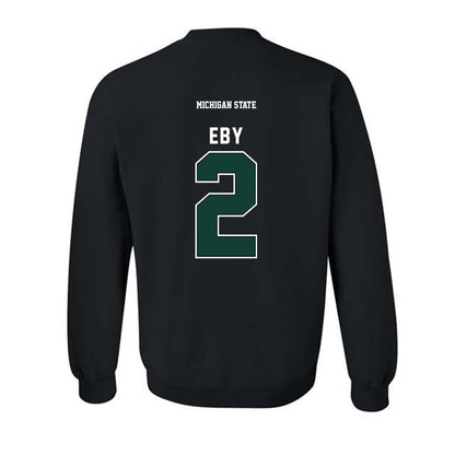 Michigan State - NCAA Men's Soccer : William Eby - Generic Shersey Crewneck Sweatshirt-1