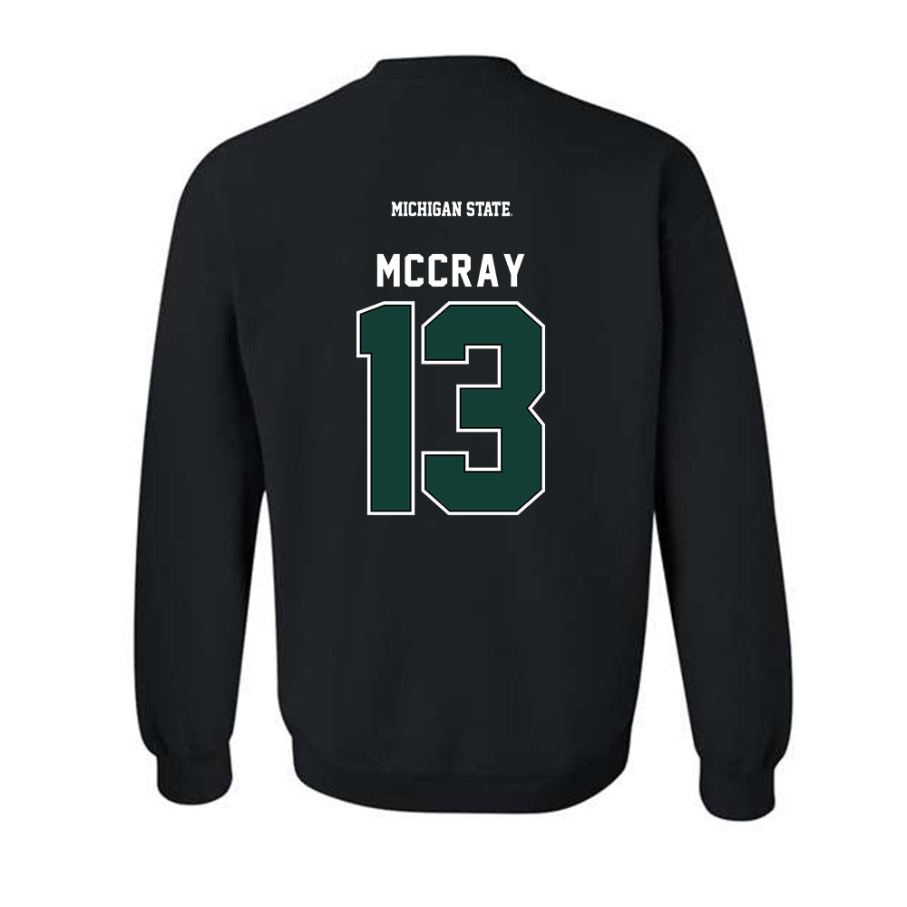 Michigan State - NCAA Football : Chrishon McCray - Generic Shersey Crewneck Sweatshirt-1