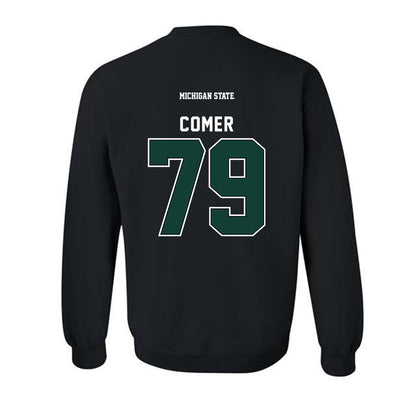 Michigan State - NCAA Football : Tristan Comer - Generic Shersey Crewneck Sweatshirt-1
