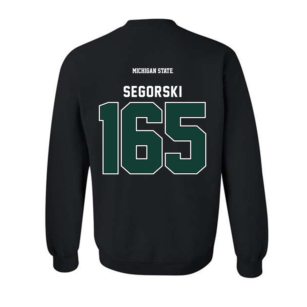 Michigan State - NCAA Wrestling : Owen Segorski - Generic Shersey Crewneck Sweatshirt-1