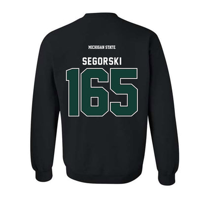 Michigan State - NCAA Wrestling : Owen Segorski - Generic Shersey Crewneck Sweatshirt-1