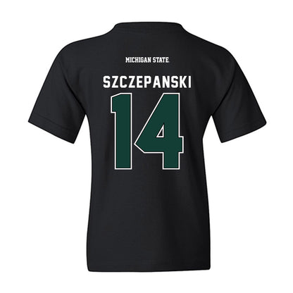 Michigan State - NCAA Baseball : Tommy Szczepanski - Youth T-Shirt-1