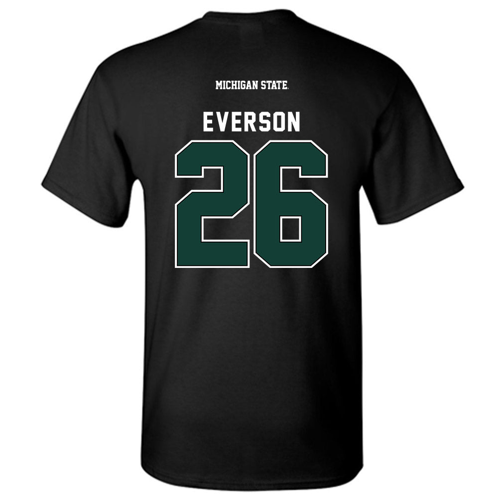 Michigan State - NCAA Baseball : Andrew Everson - Generic Shersey T-Shirt-1