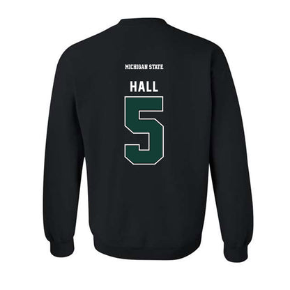 Michigan State - NCAA Football : Jordan Hall - Crewneck Sweatshirt