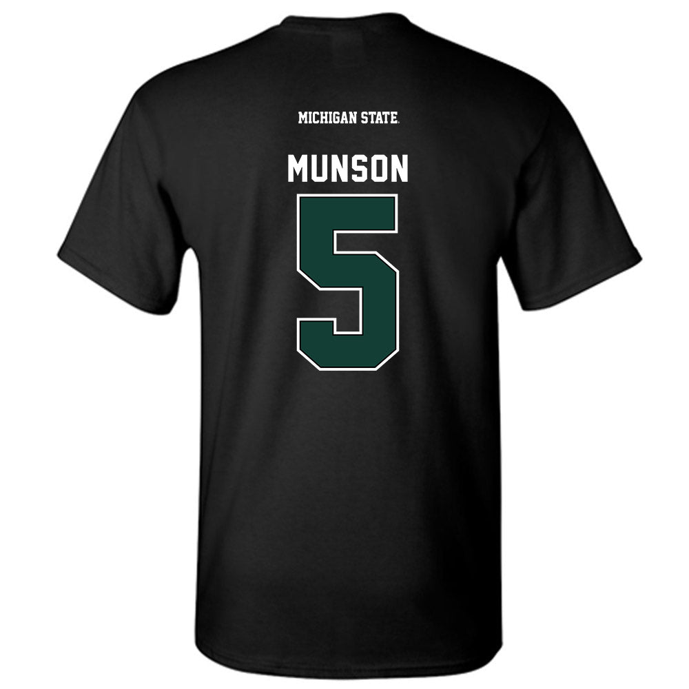 Michigan State - NCAA Men's Soccer : Brandon Munson - T-Shirt-1