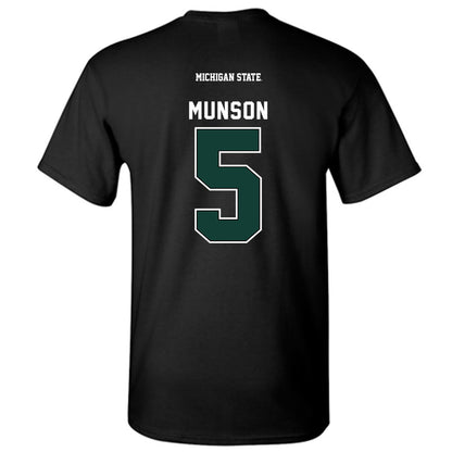 Michigan State - NCAA Men's Soccer : Brandon Munson - T-Shirt-1