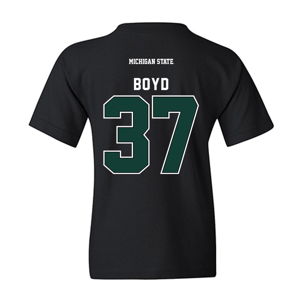Michigan State - NCAA Football : Liam Boyd - Generic Shersey Youth T-Shirt-1