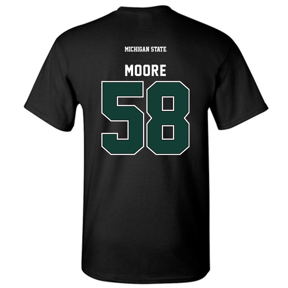 Michigan State - NCAA Football : Conner Moore - Generic Shersey T-Shirt-1