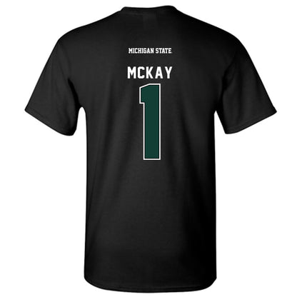 Michigan State - NCAA Baseball : Ryan McKay - Generic Shersey T-Shirt-1
