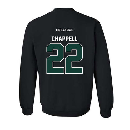 Michigan State - NCAA Football : Tyran Chappell - Generic Shersey Crewneck Sweatshirt-1