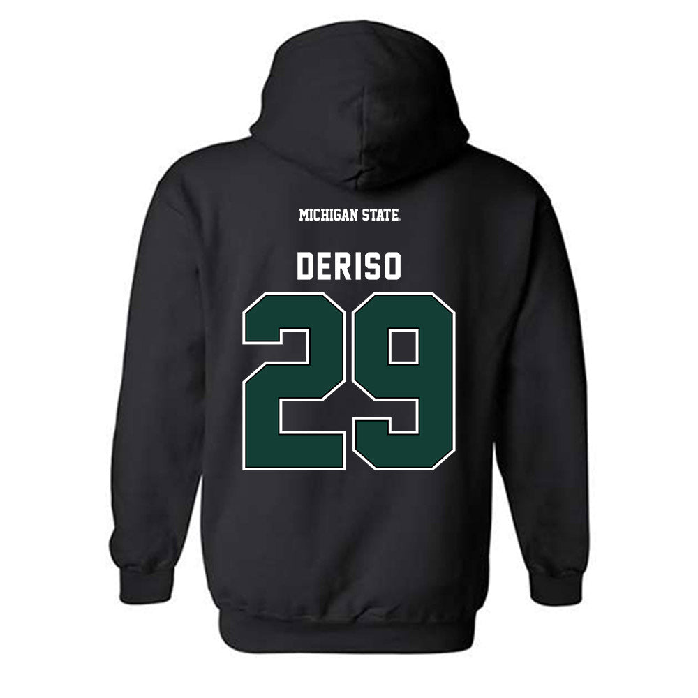 Michigan State - NCAA Football : KJ Deriso - Generic Shersey Hooded Sweatshirt-1